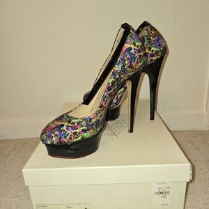 Charlotte Olympia, size 40, Multi colored